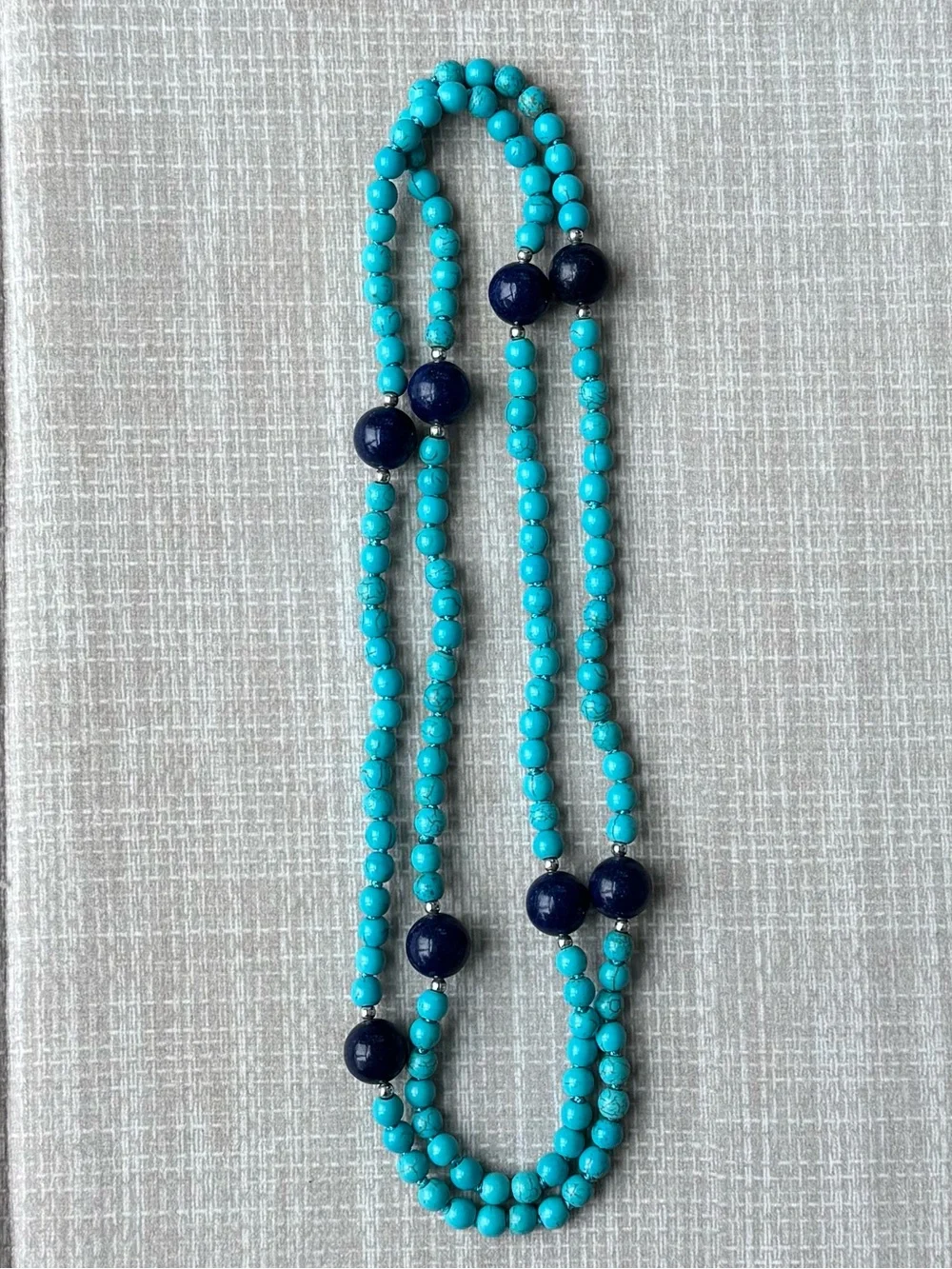 NWOT Polo Ralph Lauren Turquoise and Lapis Lazuli Necklace